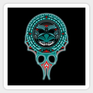 POLYNESIAN MASK 16 Sticker